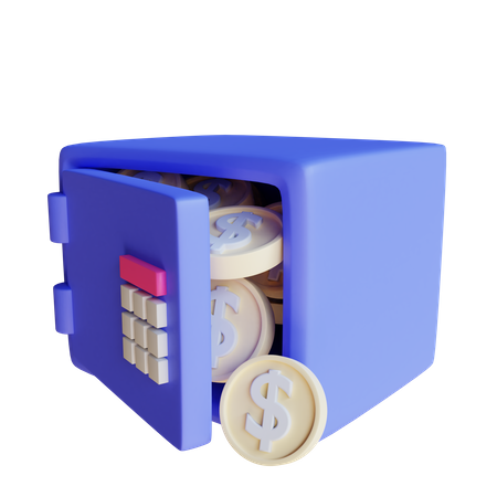 Bank Tresor  3D Icon