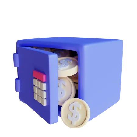 Bank Tresor  3D Icon