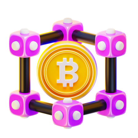 Blockchain  3D Icon