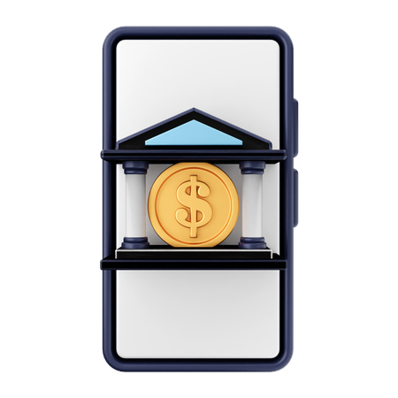 Bankbezahlung  3D Icon