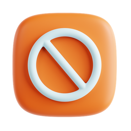 Banned  3D Icon