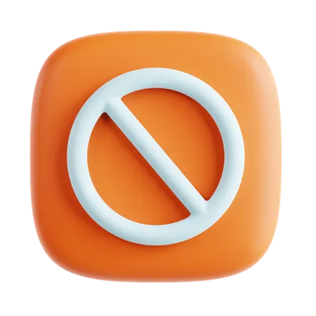Banned  3D Icon
