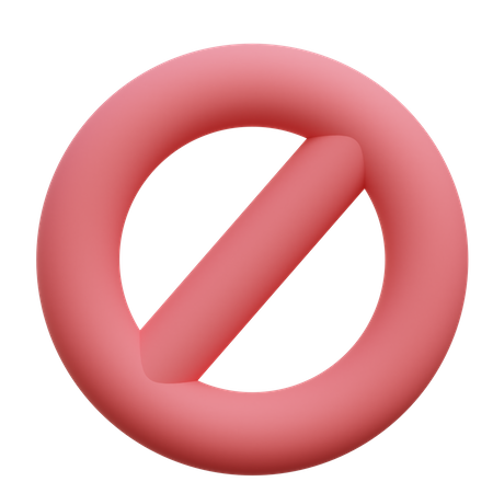 Banned  3D Icon