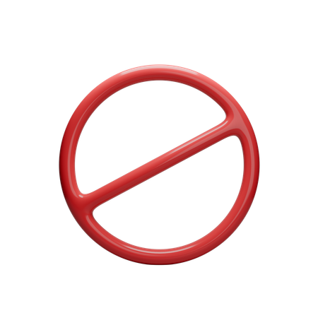 Banned  3D Icon