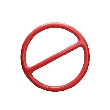 Banned  3D Icon