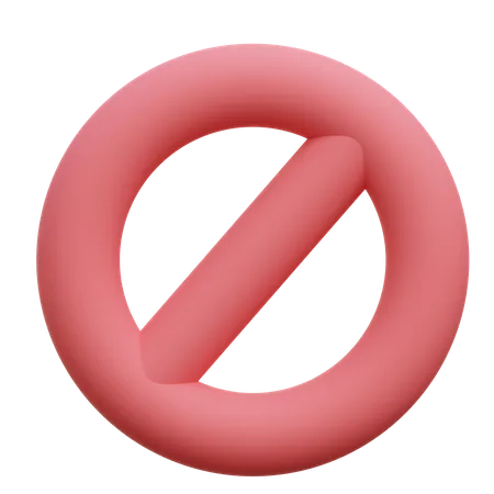 Banned  3D Icon