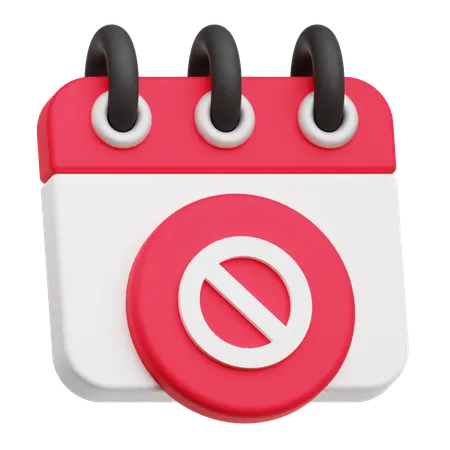 禁止されたイベント  3D Icon