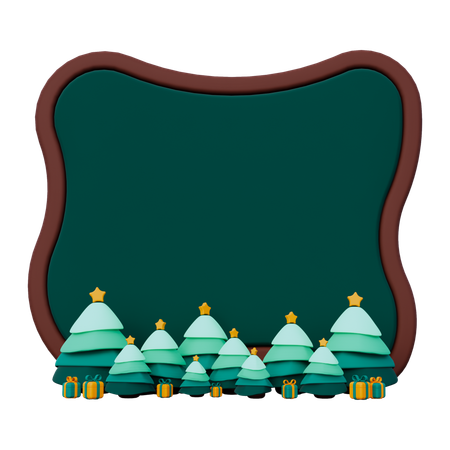 Bannière de Noël  3D Icon