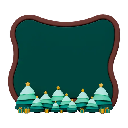 Bannière de Noël  3D Icon