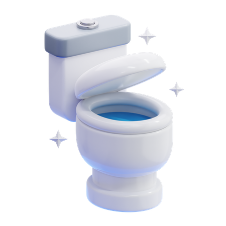 Baño limpio  3D Icon
