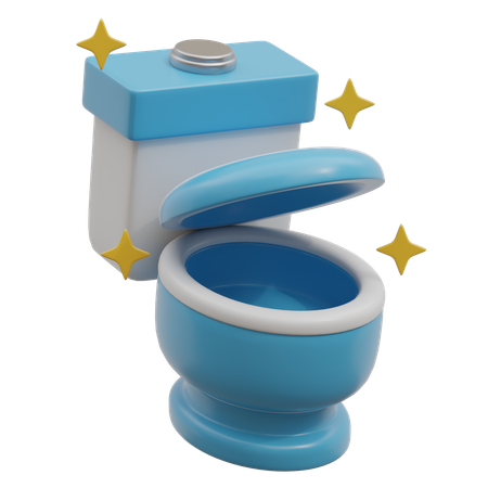 Baño limpio  3D Icon