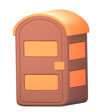 Baño portátil  3D Icon