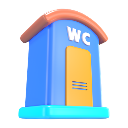 Baño público  3D Icon