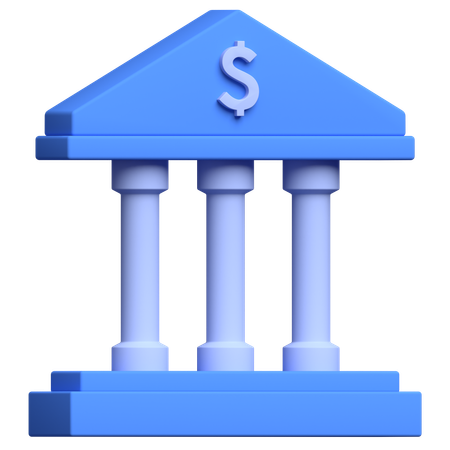 Banque  3D Icon