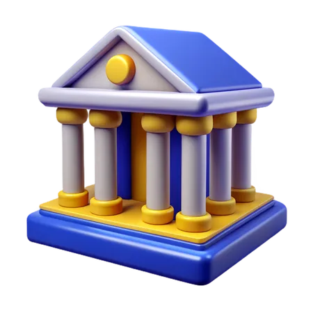 Banque  3D Icon