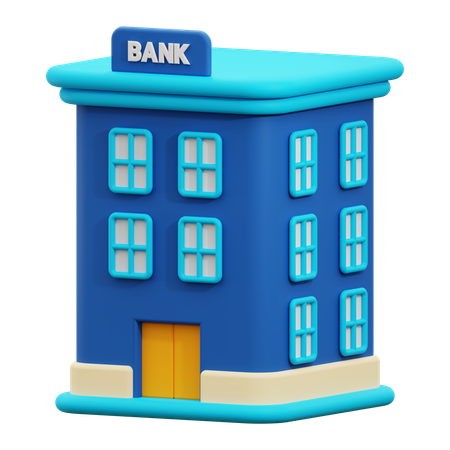 Banque  3D Icon