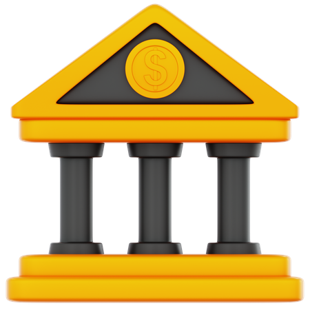 Banque  3D Icon