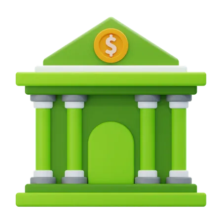 Banque  3D Icon