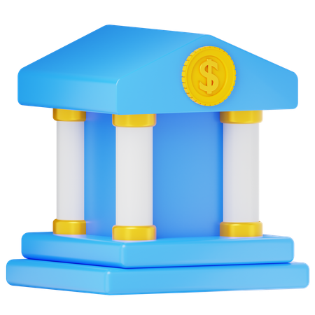 Banque  3D Icon