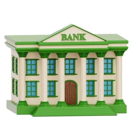 Banque  3D Icon