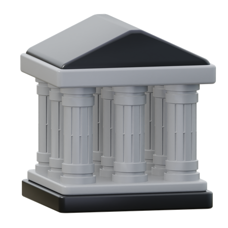 Banque  3D Icon