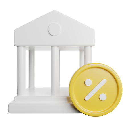 Banque  3D Icon