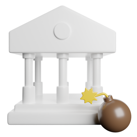 Banque  3D Icon