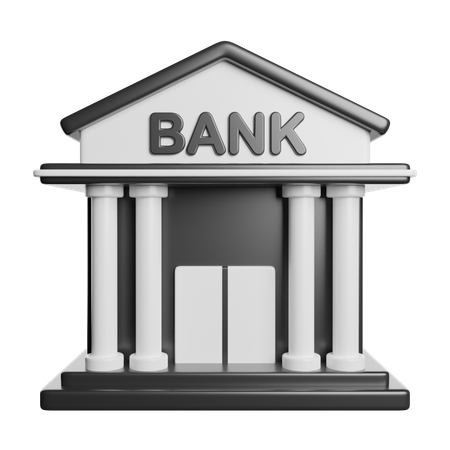 Banque  3D Icon