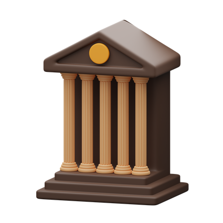 Banque  3D Icon