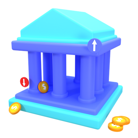 Banque  3D Illustration