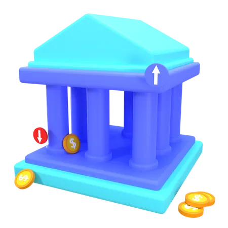 Banque  3D Illustration