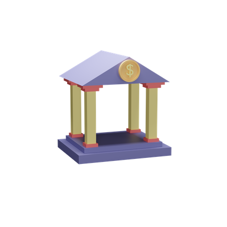 Banque  3D Illustration