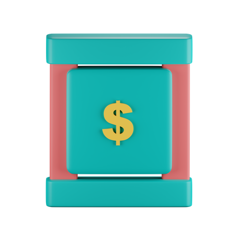 Banque  3D Icon