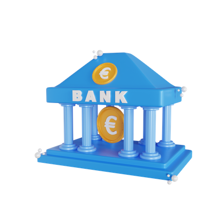 Banque  3D Icon