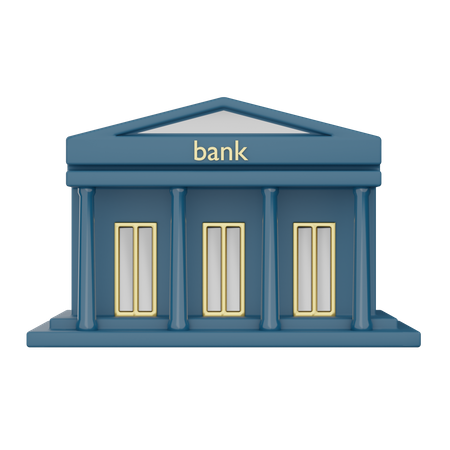 Banque  3D Icon