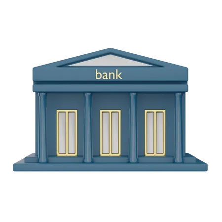 Banque  3D Icon