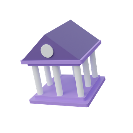 Banque  3D Icon