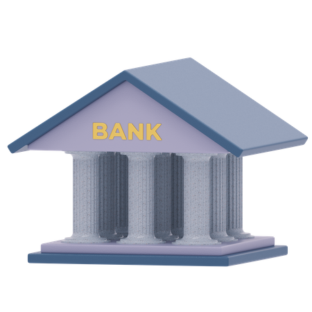 Banque  3D Icon