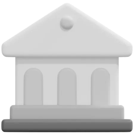 Banque  3D Icon