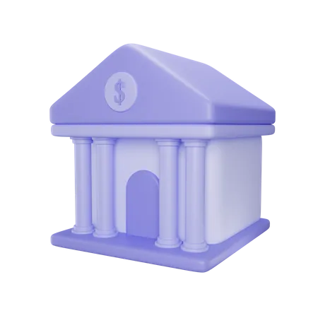 Banque  3D Icon