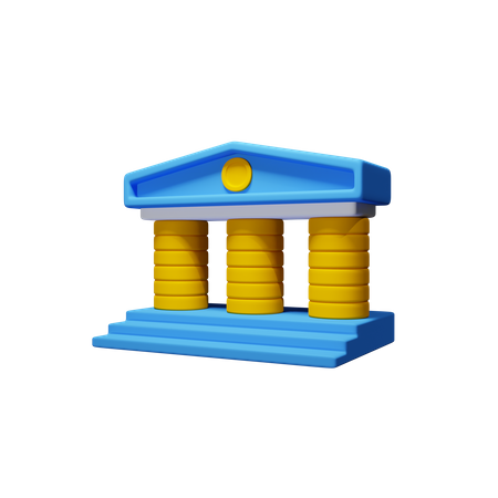 Banque  3D Icon