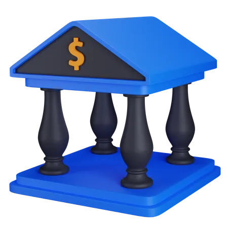 Banque  3D Icon