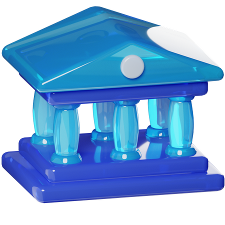 Banque  3D Icon