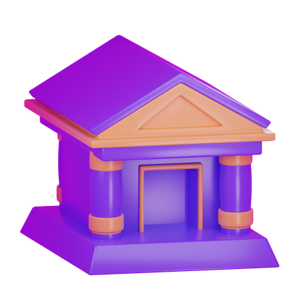 Banque  3D Icon