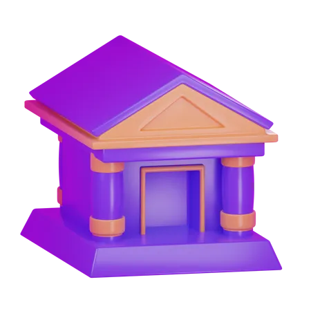 Banque  3D Icon