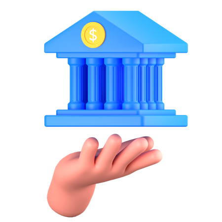 Banque  3D Icon