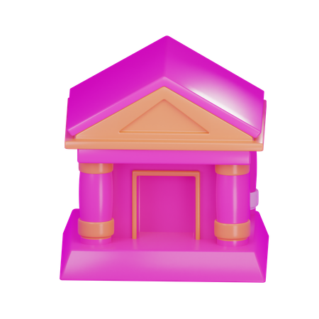 Banque  3D Icon
