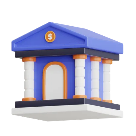 Banque  3D Icon