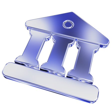 Banque  3D Icon