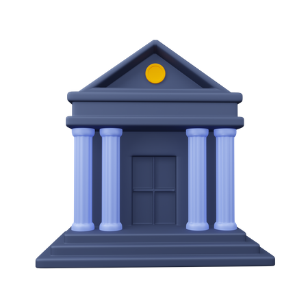 Banque  3D Icon